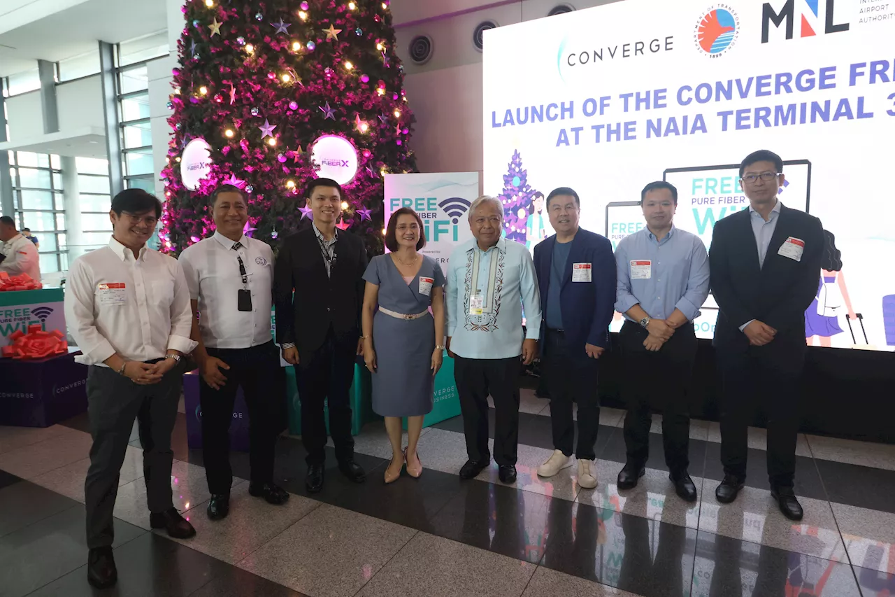 Converge ICT Solutions Inc. Offers Free Wifi at NAIA Terminal 3