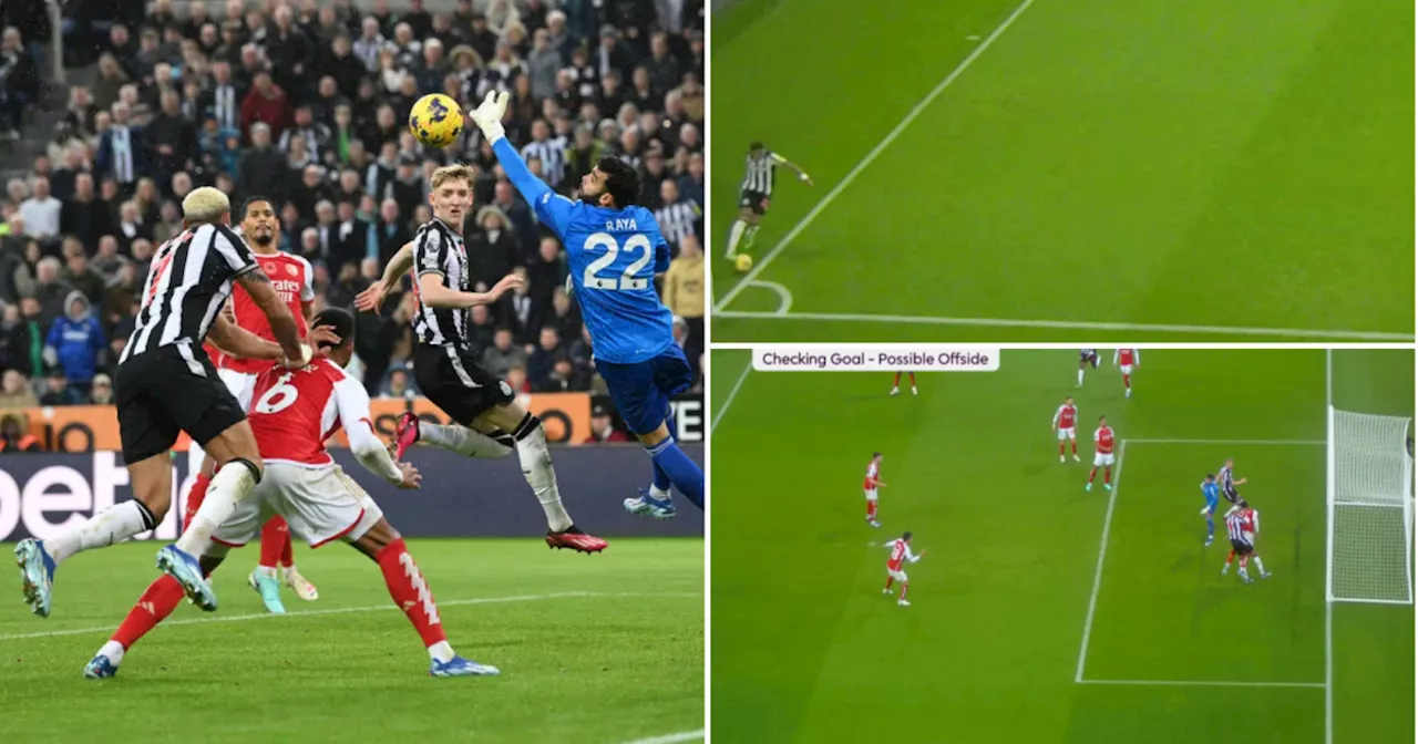 VAR audio released for controversial Newcastle goal against Arsenal