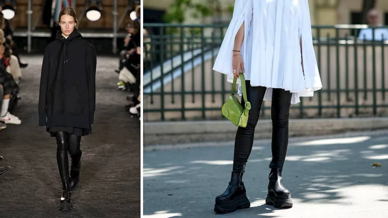 Los leggings de cuero: una tendencia que perdura