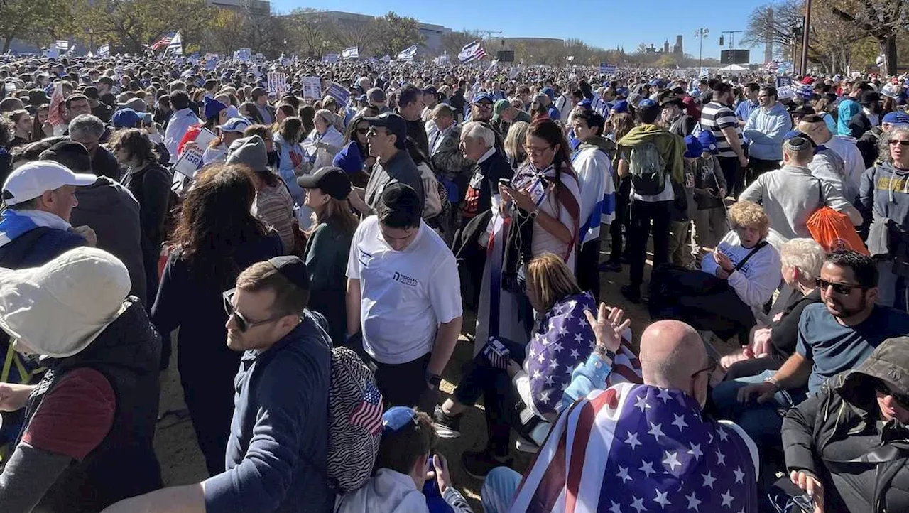 Supporters of Israel Rally in Solidarity Against Hamas