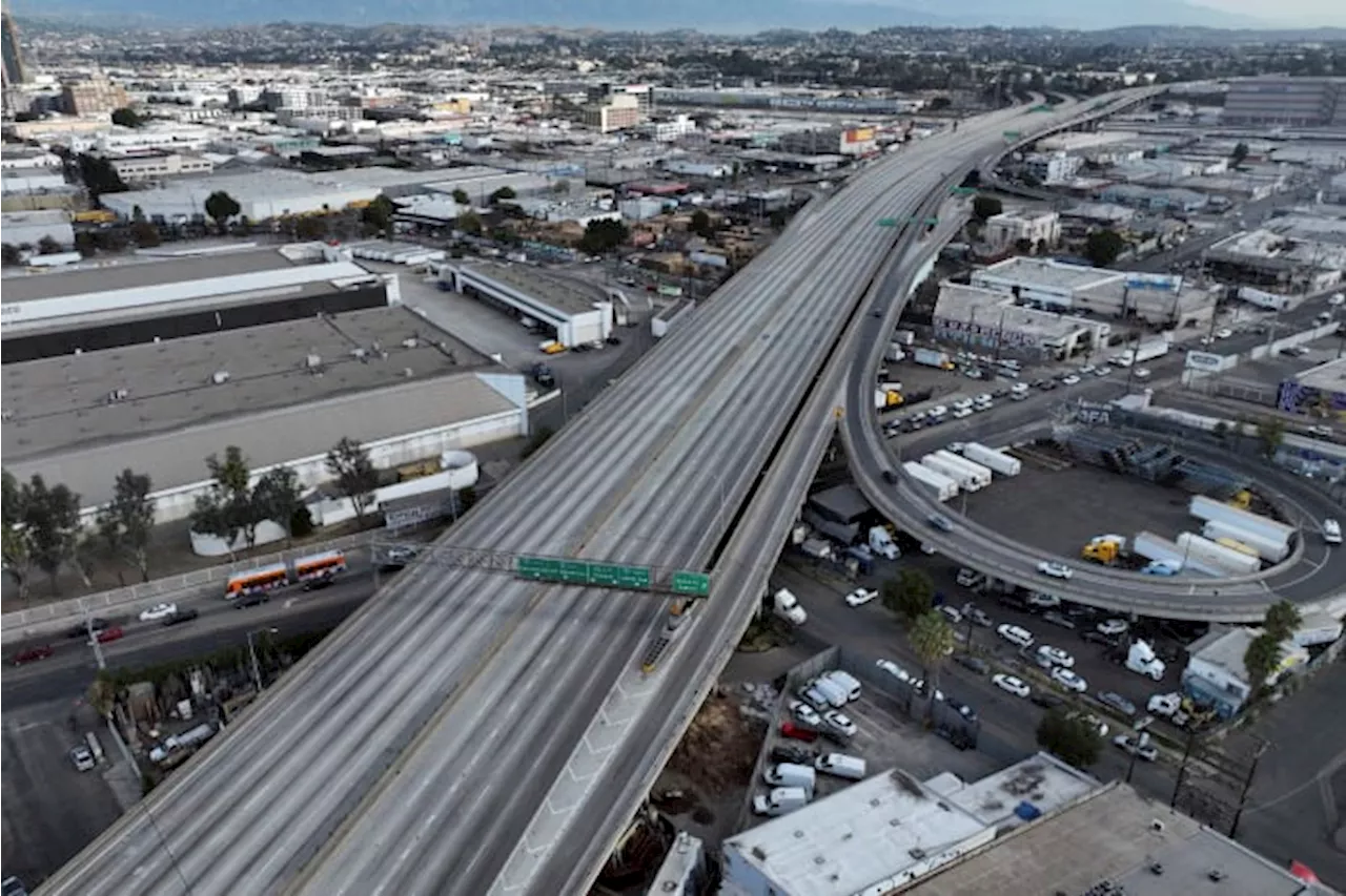 Arson Caused Massive Fire and Freeway Closure in Los Angeles