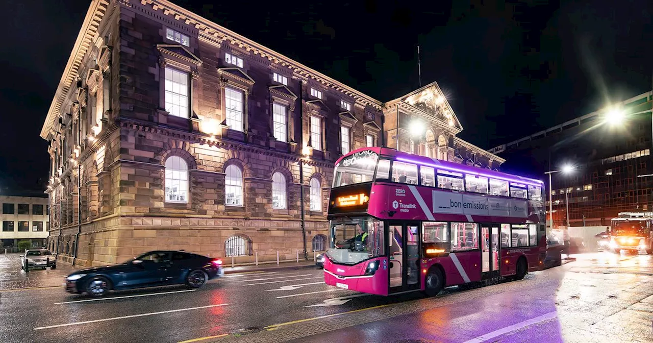 Translink announces return of night buses and trains for Christmas period