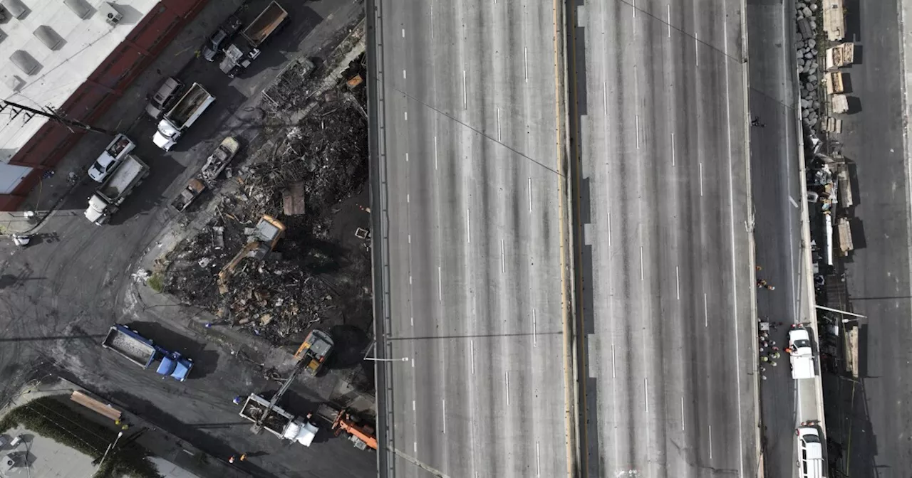 Interstate 10 in Los Angeles Damaged by Arson Can Be Repaired, Says California Governor