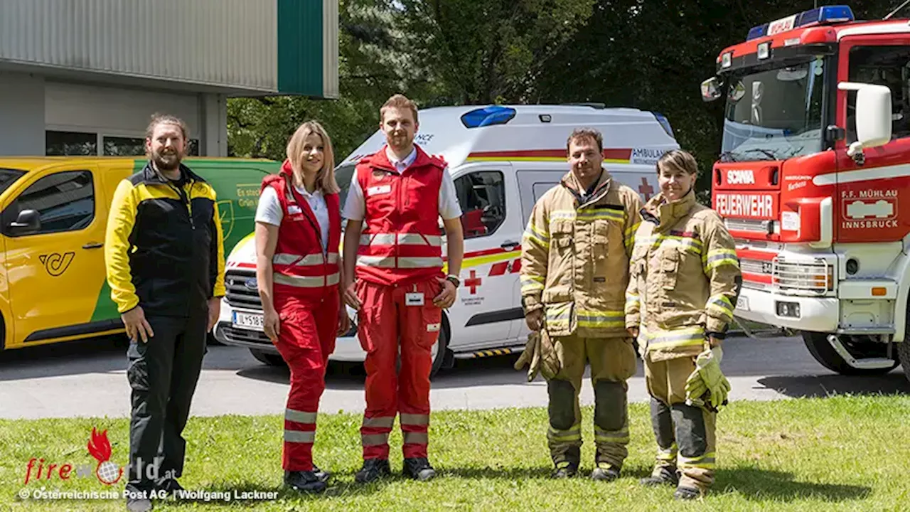 Feuerwehr, Rotes Kreuz und Post starten Kampagne für korrekte Adressen