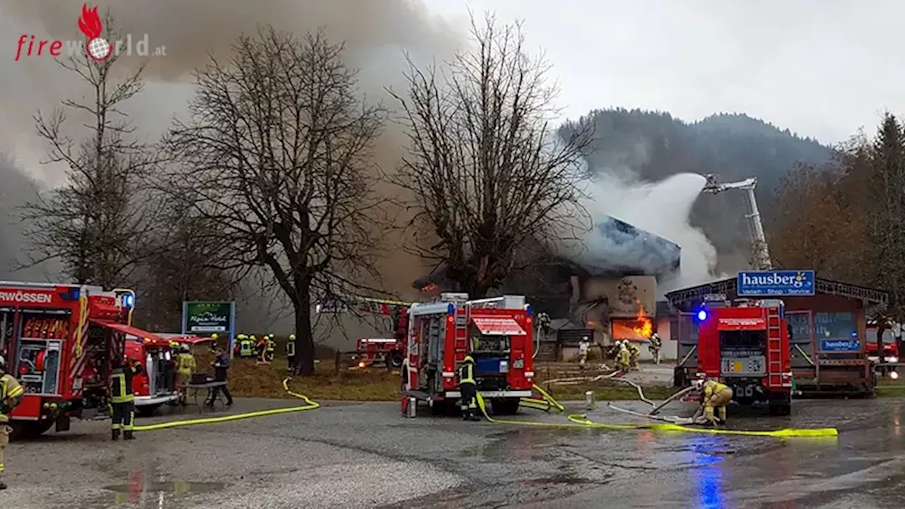 Feuerwehreinsatz in Reit im Winkl: Gebäudebrand in Asylunterkunft