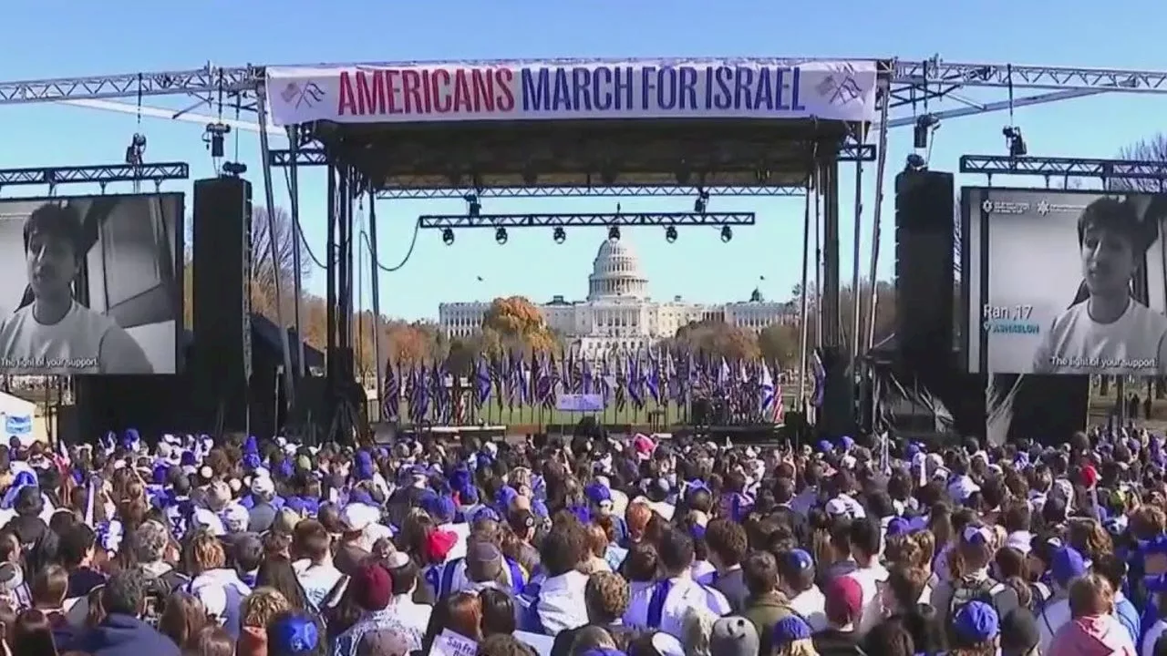 Supporters of Israel Rally in Solidarity Against Hamas