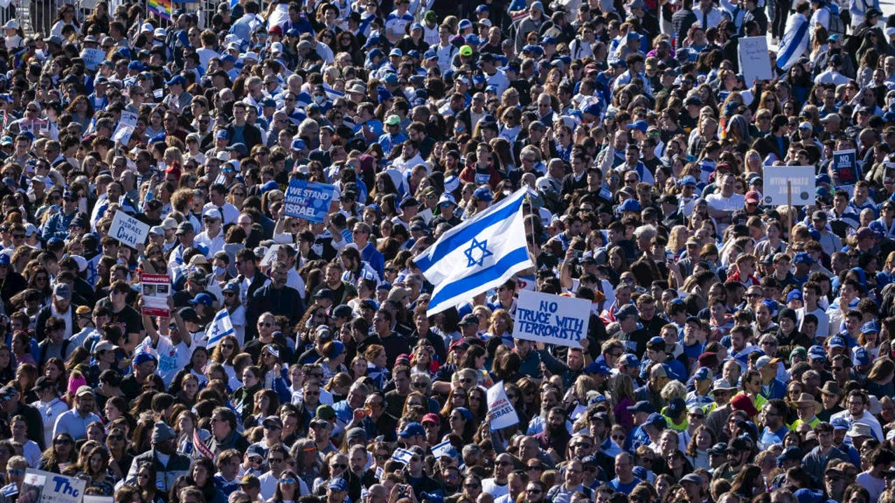 March for Israel Rally Held in Washington, DC