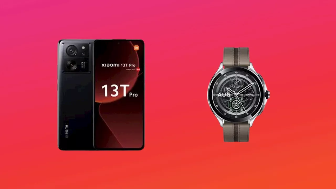 Pack Xiaomi 13T Pro (1 To) + Xiaomi Watch 2 Pro à 699 € chez Darty