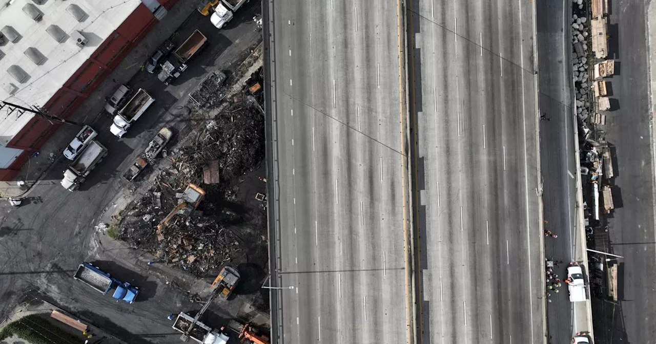 Arson Caused Massive Fire and Freeway Closure in Los Angeles