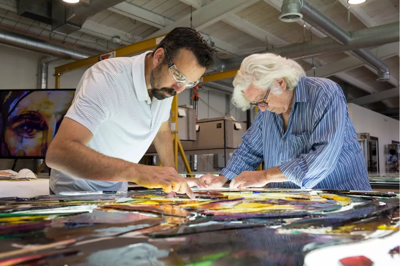 Artist Takes on Monumental Stained-Glass Window Despite Lack of Experience