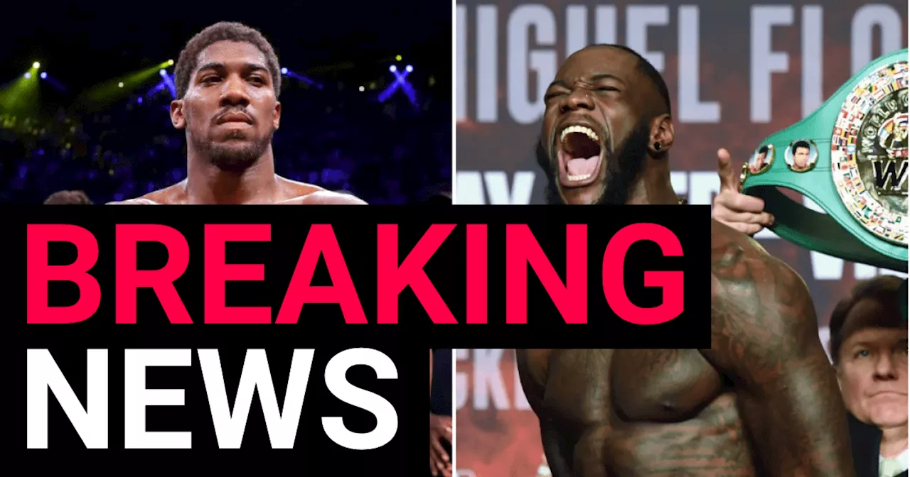 Anthony Joshua and Deontay Wilder to fight on historic night for boxing