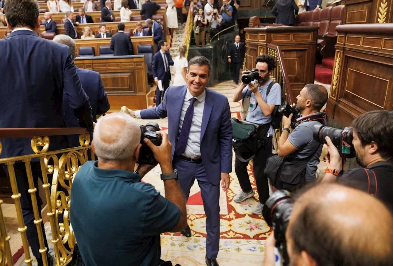 El Congreso de los Diputados blindado para la investidura de Pedro Sánchez