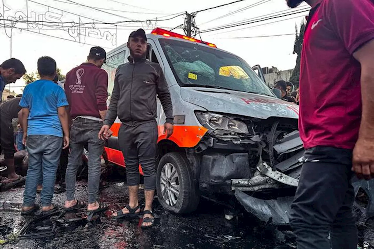 Croce Rossa, a Gaza nord solo 5 ambulanze, le altre distrutte