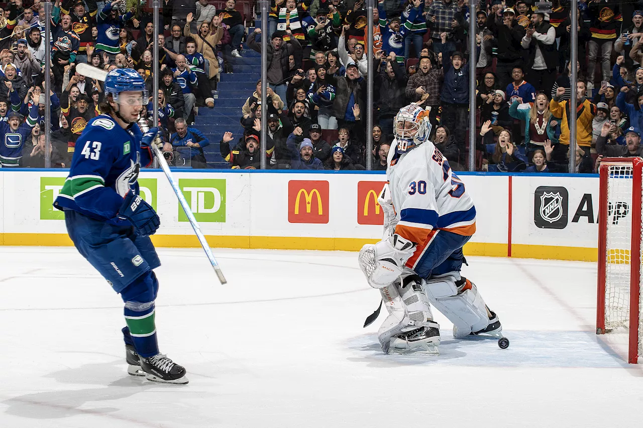 Islanders Lose to Canucks in Overtime, Extending Losing Streak to Six Games