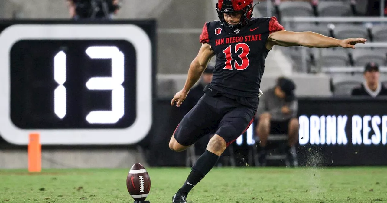 San Diego State Punter/Kicker Jack Browning's Participation in Game Uncertain