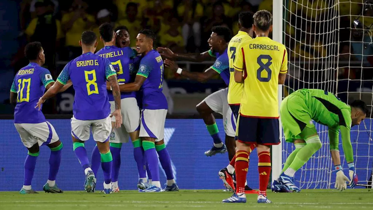 Brasil vence a Colombia en el Metropolitano