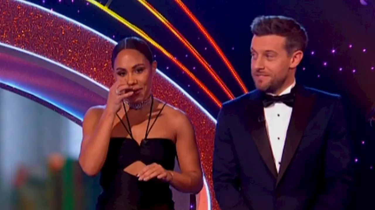 Alex Scott breaks down in tears as she hosts Children In Need 2023