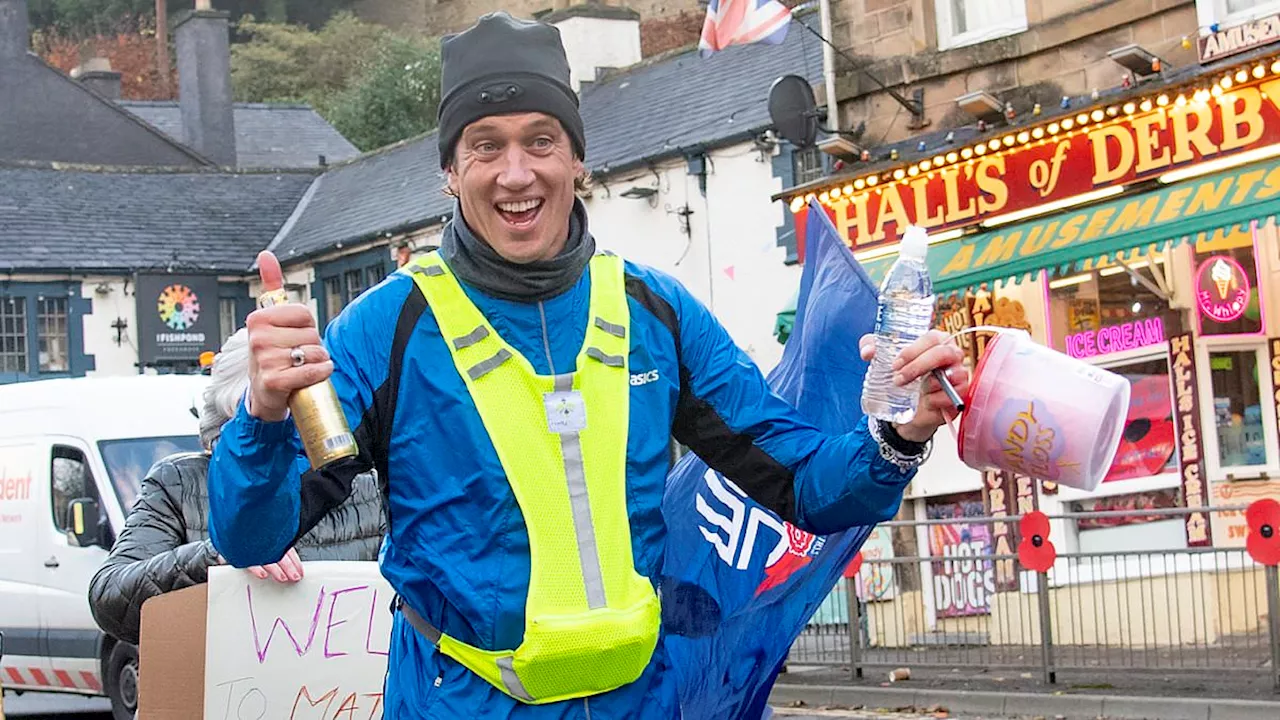 Emotional Vernon Kay Arrives at Old Trafford After Third Day of Ultramarathon Challenge