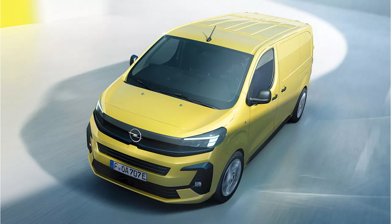 Neuer Opel Vivaro bietet mit E-Antrieb bis zu 350 Kilometer Reichweite