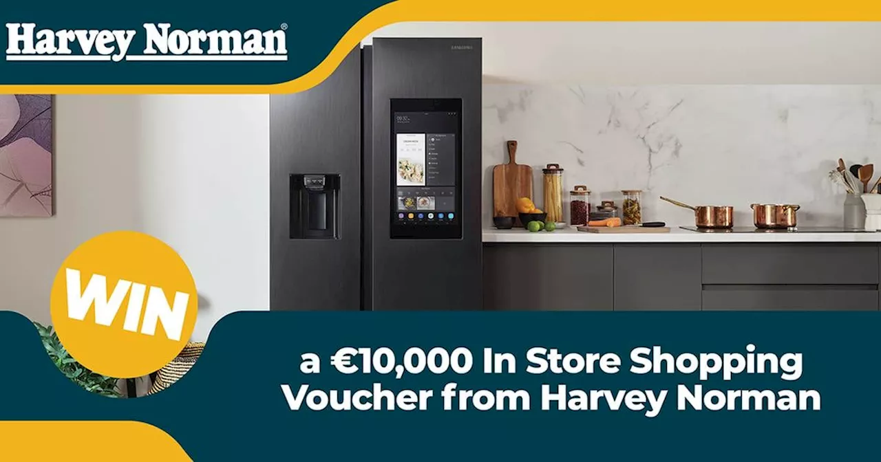 Win a €10,000 In Store Shopping Voucher from Harvey Norman