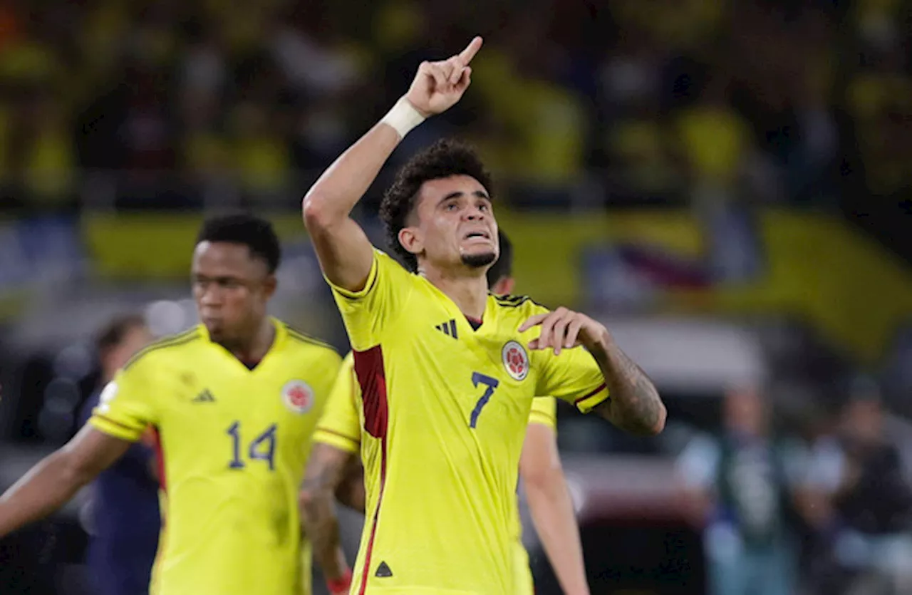 Colombia stuns Brazil with Diaz's double in World Cup qualifiers