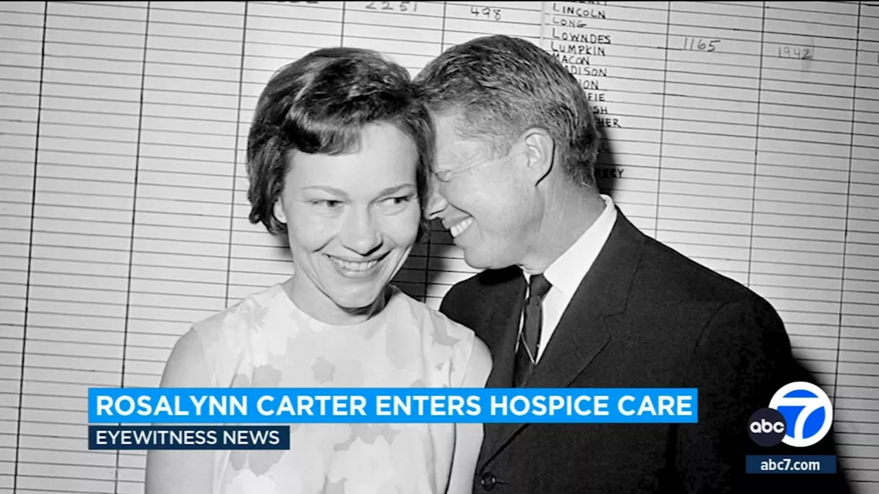 Former First Lady Rosalynn Carter Joins Husband Jimmy Carter in Hospice Care