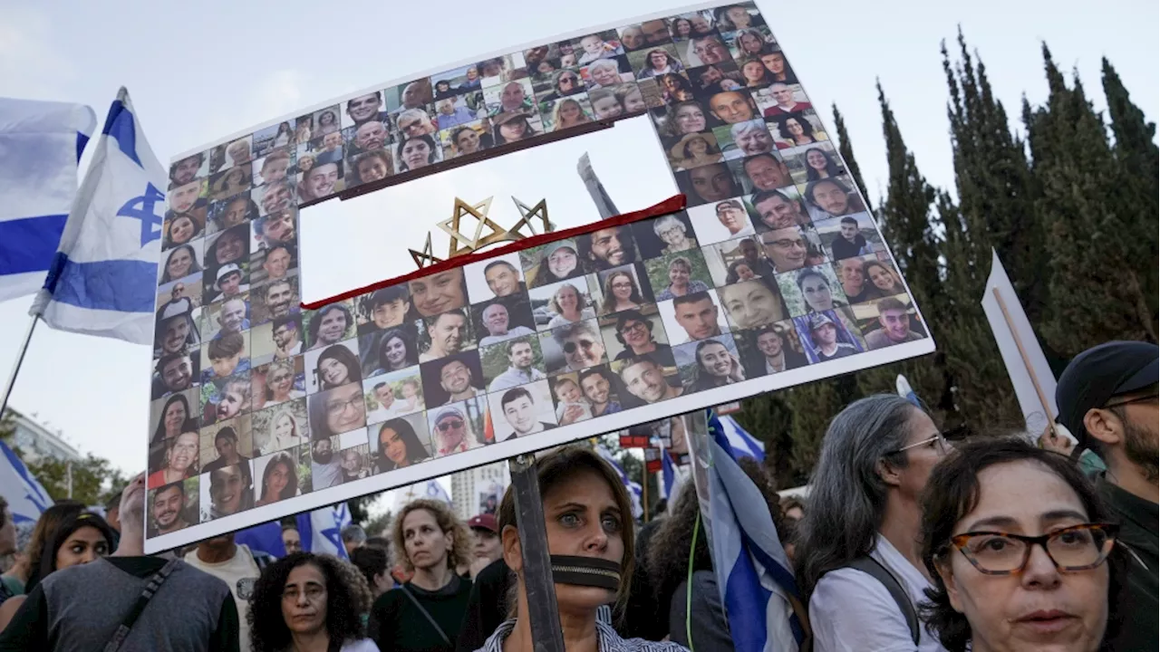 Families of Hostages Held by Hamas March in Jerusalem