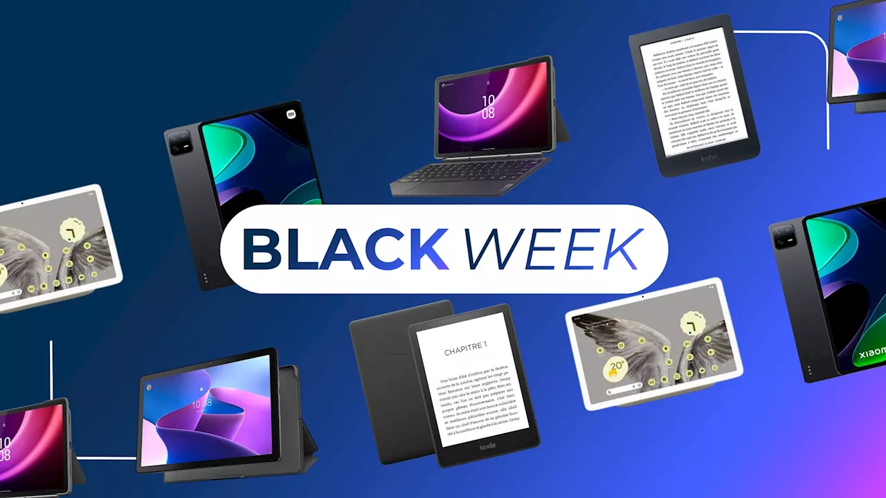 Les meilleures offres tablettes de la Black Friday Week