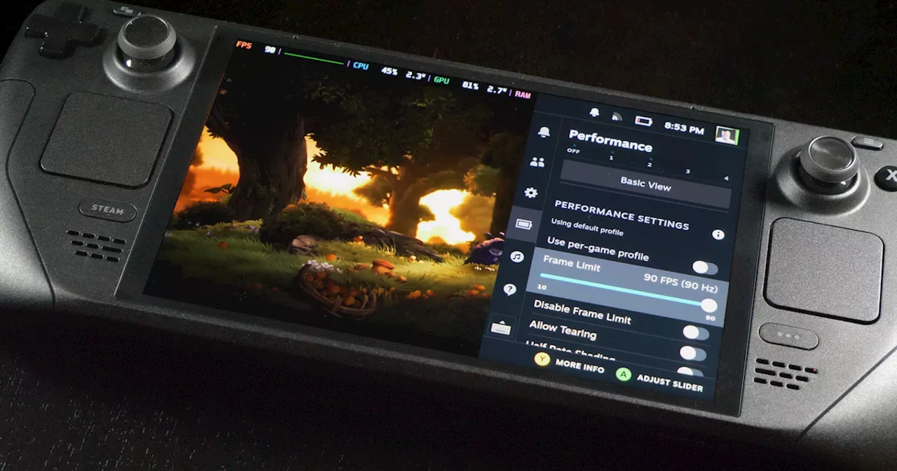 Steam Deck OLED Offers Improved Response Time and Input Lag