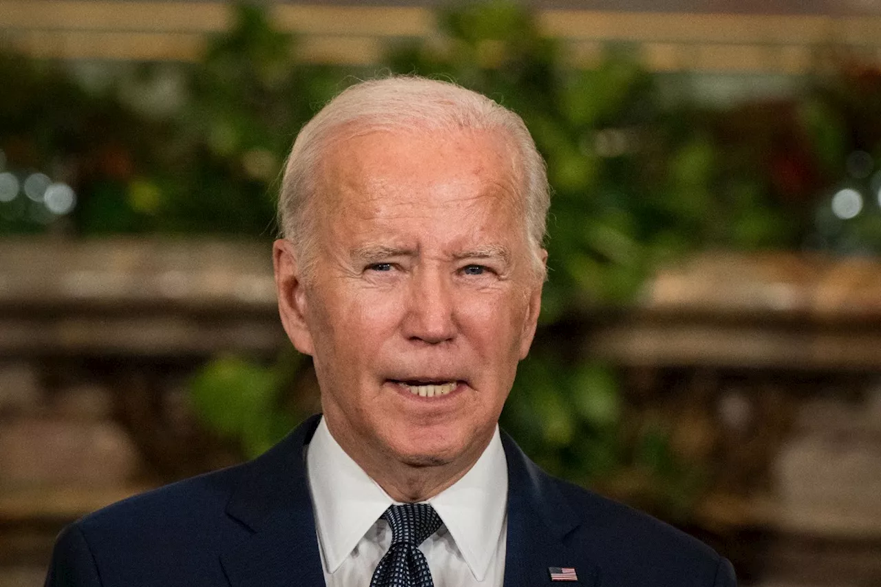 Biden compares Putin to Hamas, vows to protect order in Middle East