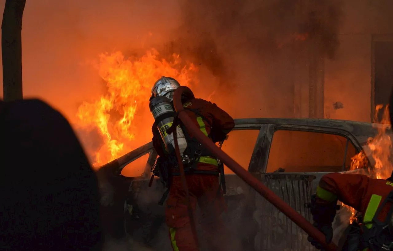 Marne : Un vaste incendie détruit le stock de déchets d’un centre de recyclage