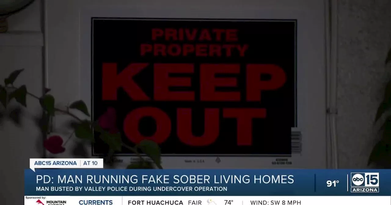 Buckeye man indicted after running alleged fake sober living houses across the Valley