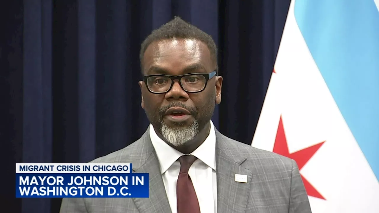 Mayor Brandon Johnson visiting Washington DC to ask for help with migrant crisis