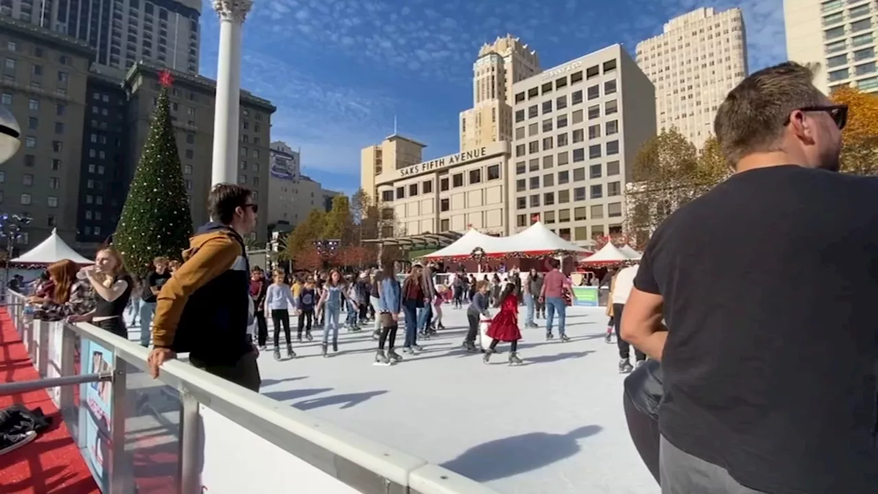 'Very festive': SF Union Square's holiday spirit is back after last year's robberies