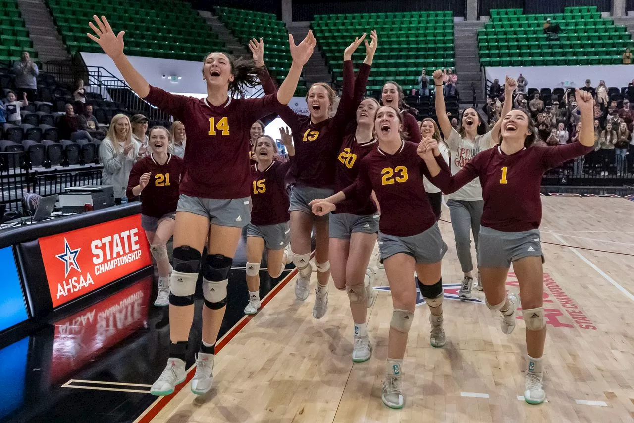 Spring Garden stops University Charter School for 1A state volleyball championship