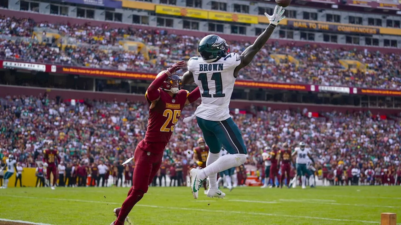 A.J. Brown putting up record numbers for Eagles ahead of NFC East showdown with Cowboys