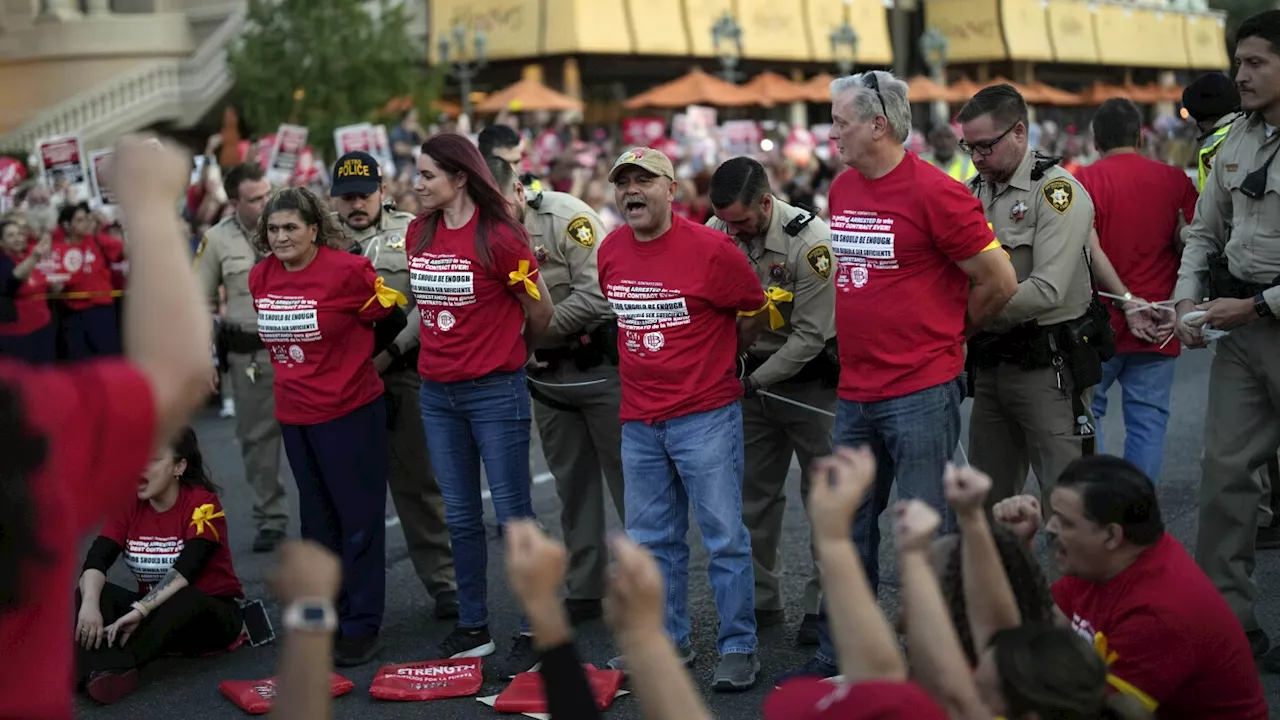 Thousands of Las Vegas Strip hotel workers at 18 casinos could go on strike this month