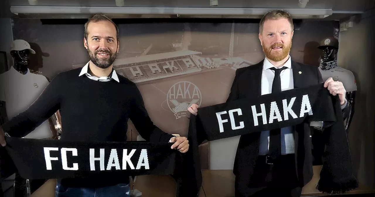 FC Haka appoint former NI and Glentoran striker as their new head coach