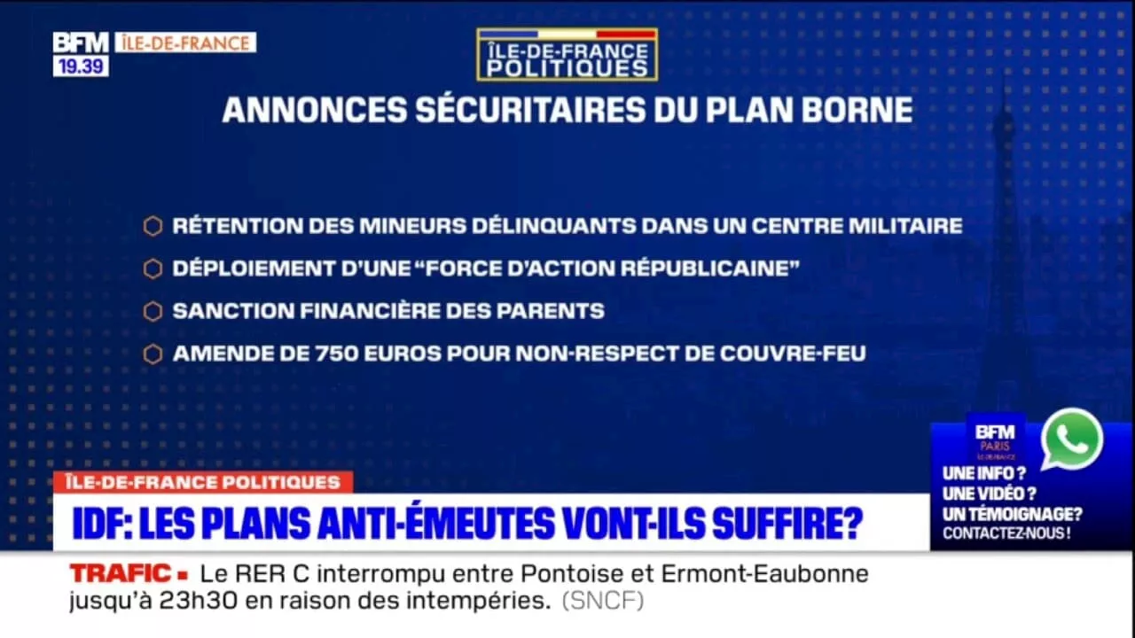 Émeutes en Ile-de-France: le renforcement sécuritaire est-il la bonne réponse?