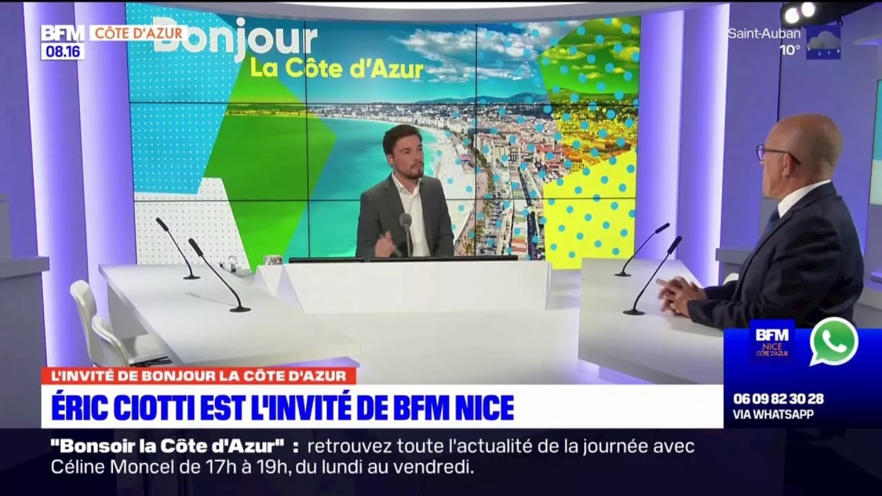 Projet de méga hôpital à Nice: Eric Ciotti dénonce 'une annonce non préparée, non réfléchie, non financée'