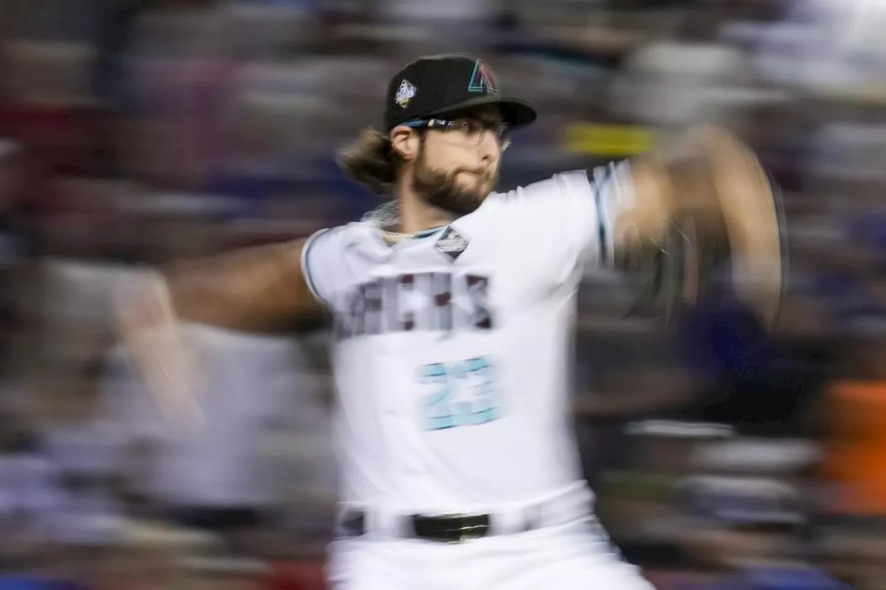 Diamondbacks' Zac Gallen has no-hitter vs Rangers through 6 innings in World Series Game 5