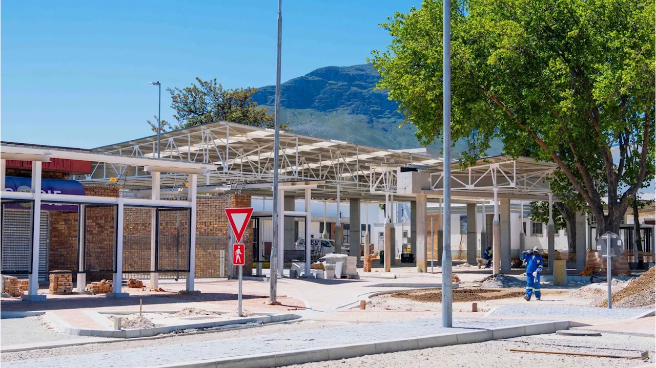 Somerset West public transport interchange reaches 80% completion mark