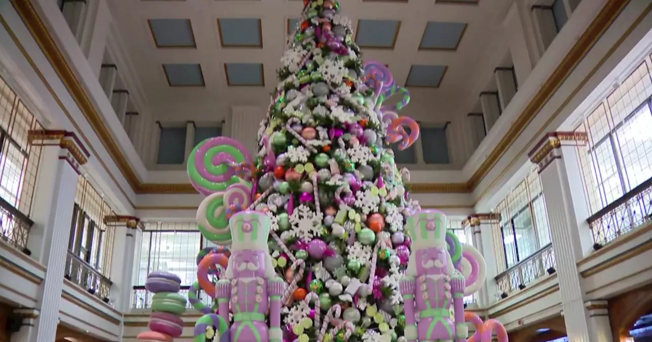 Macy's on State Street installs Great Tree in Walnut Room