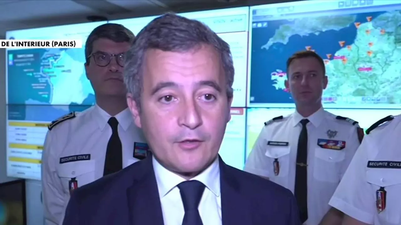 Tempête Ciaran : 1 mort et 15 personnes blessées, dont 7 pompiers, selon Gérald Darmanin