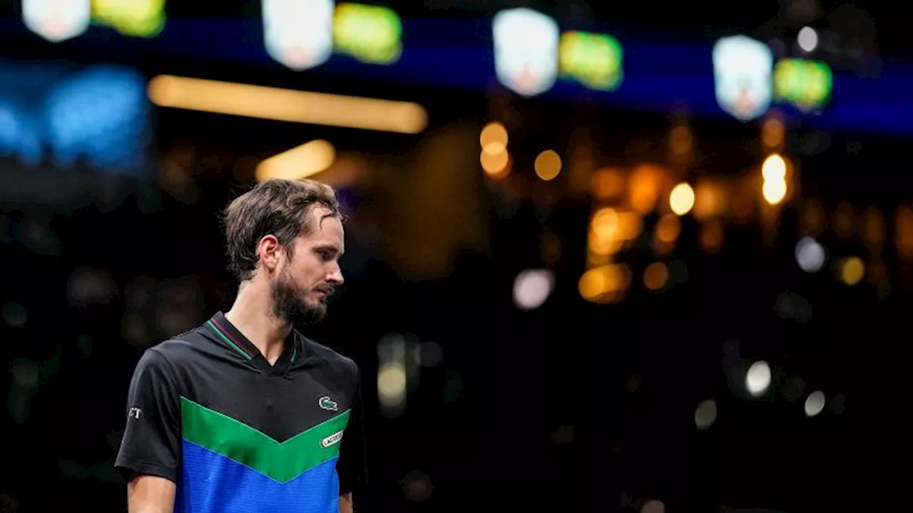 Daniil Medvedev booed off the court after Paris Masters exit, while Novak Djokovic eases through