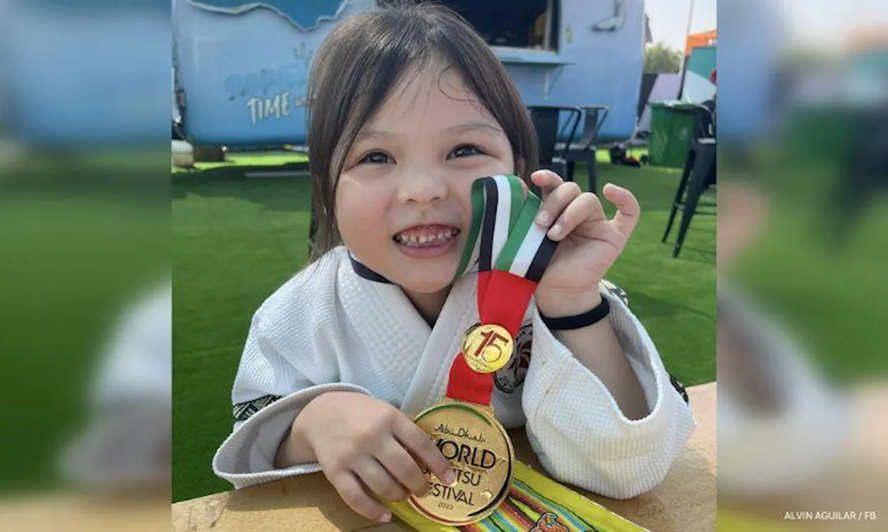 Aleia Aielle Aguilar repeats as youngest PH jiu-jitsu world champion