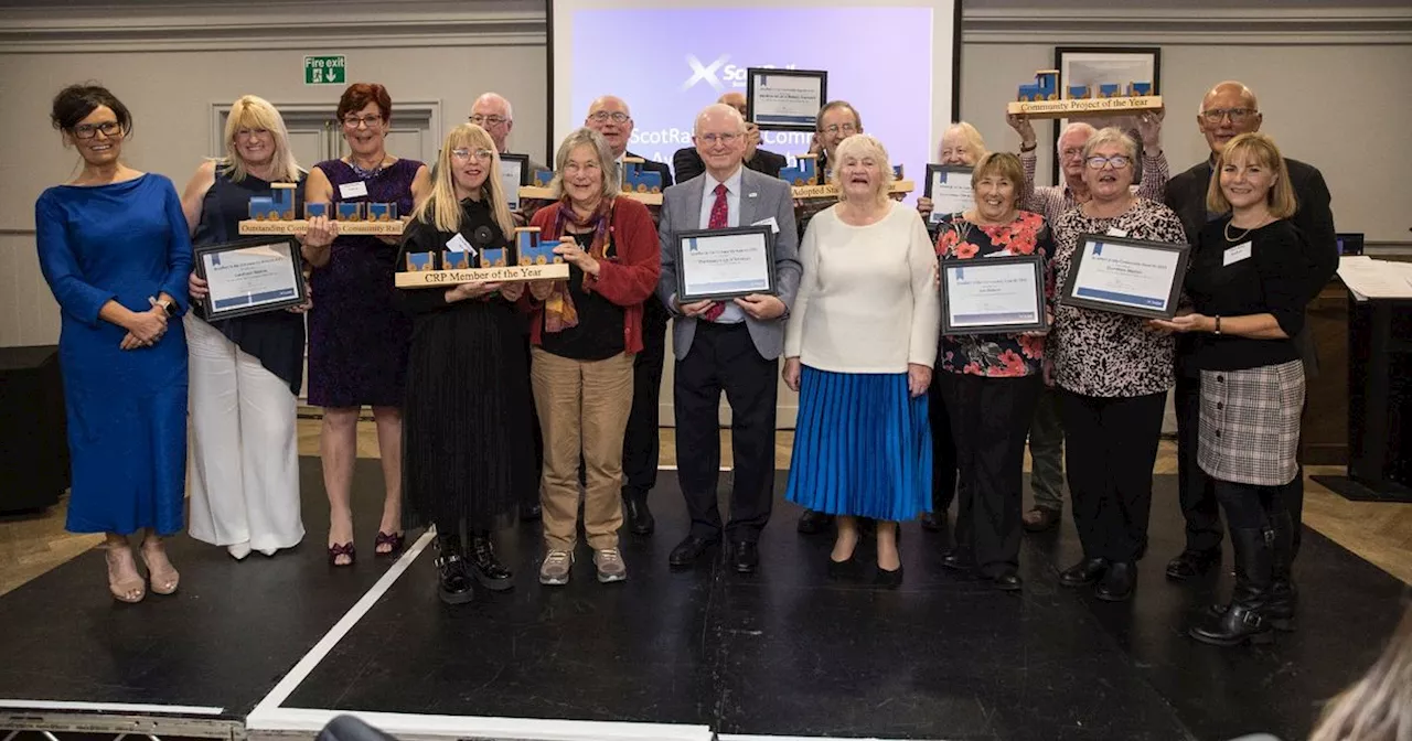 Lanarkshire railway group worker given illustrious award for community work