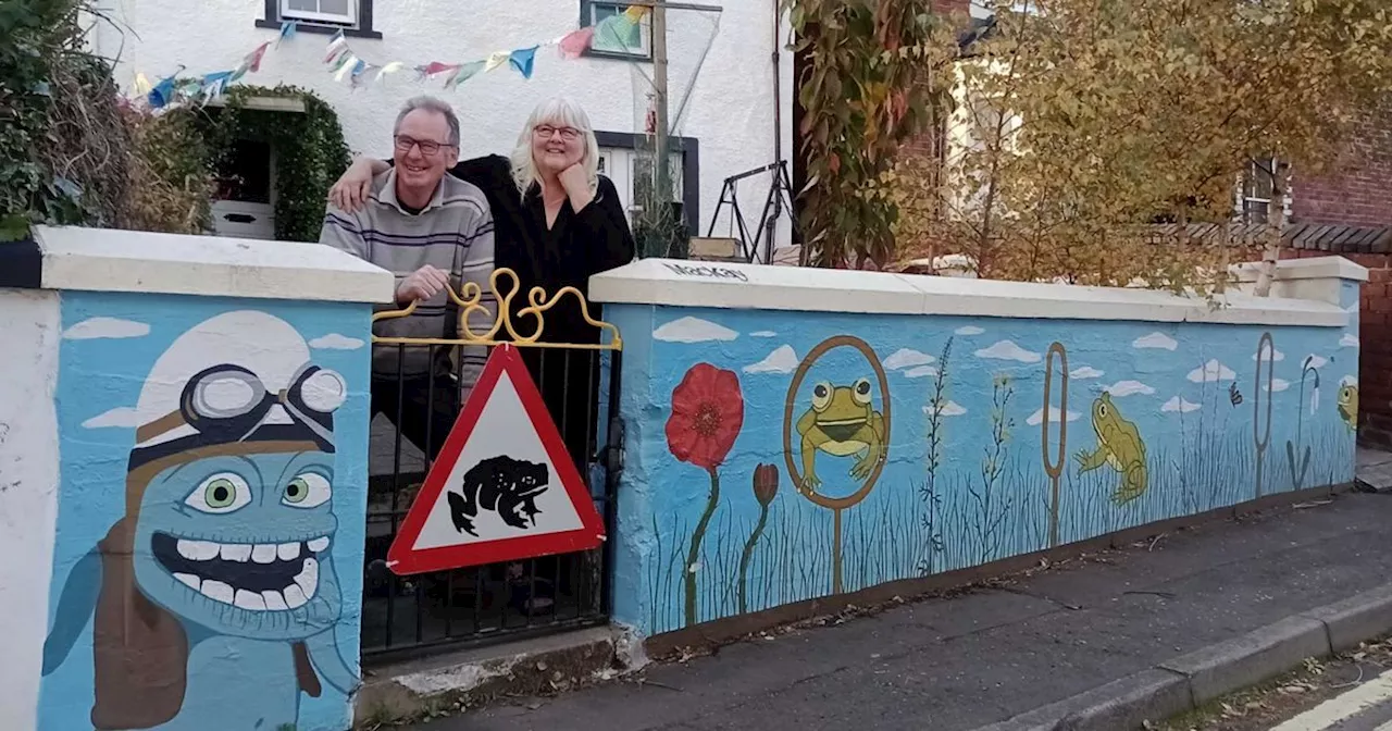 Scots Couple's Crazy Frog Mural Sparks Controversy