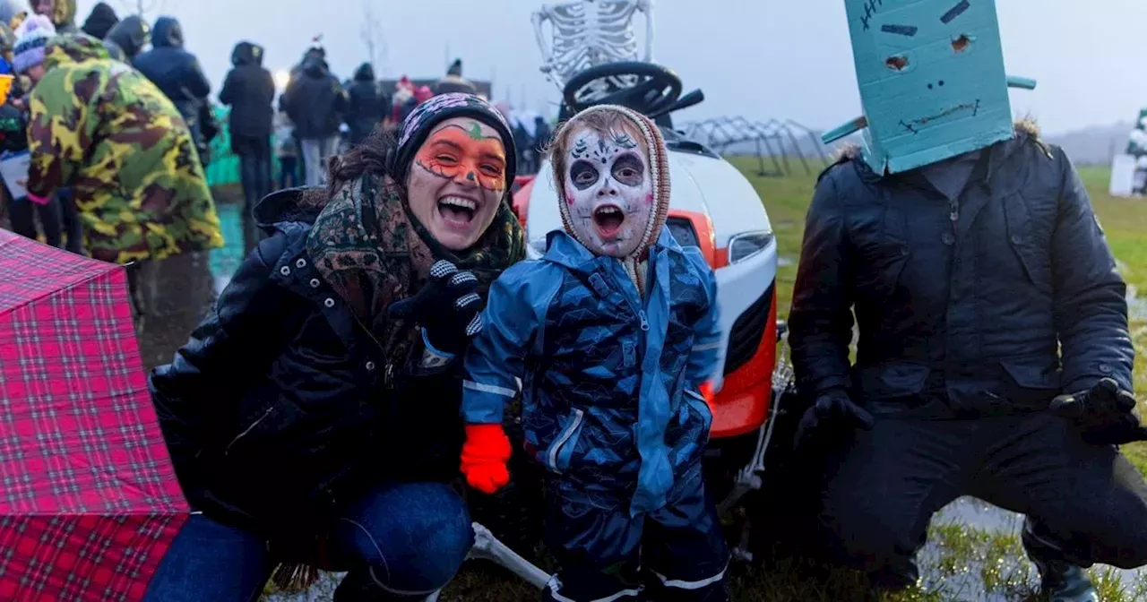 Witches and warlocks descend on West Lothian town for Halloween party