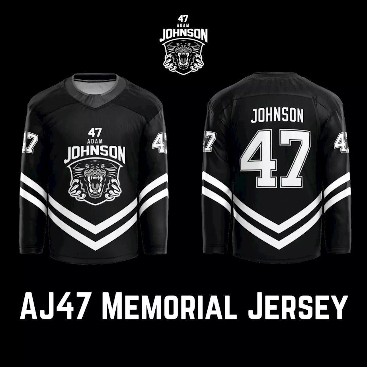 Nottingham Panthers create memorial jersey to honor Adam Johnson